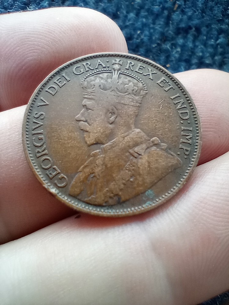 1912 1c Cent Canada Coin - Nice Example