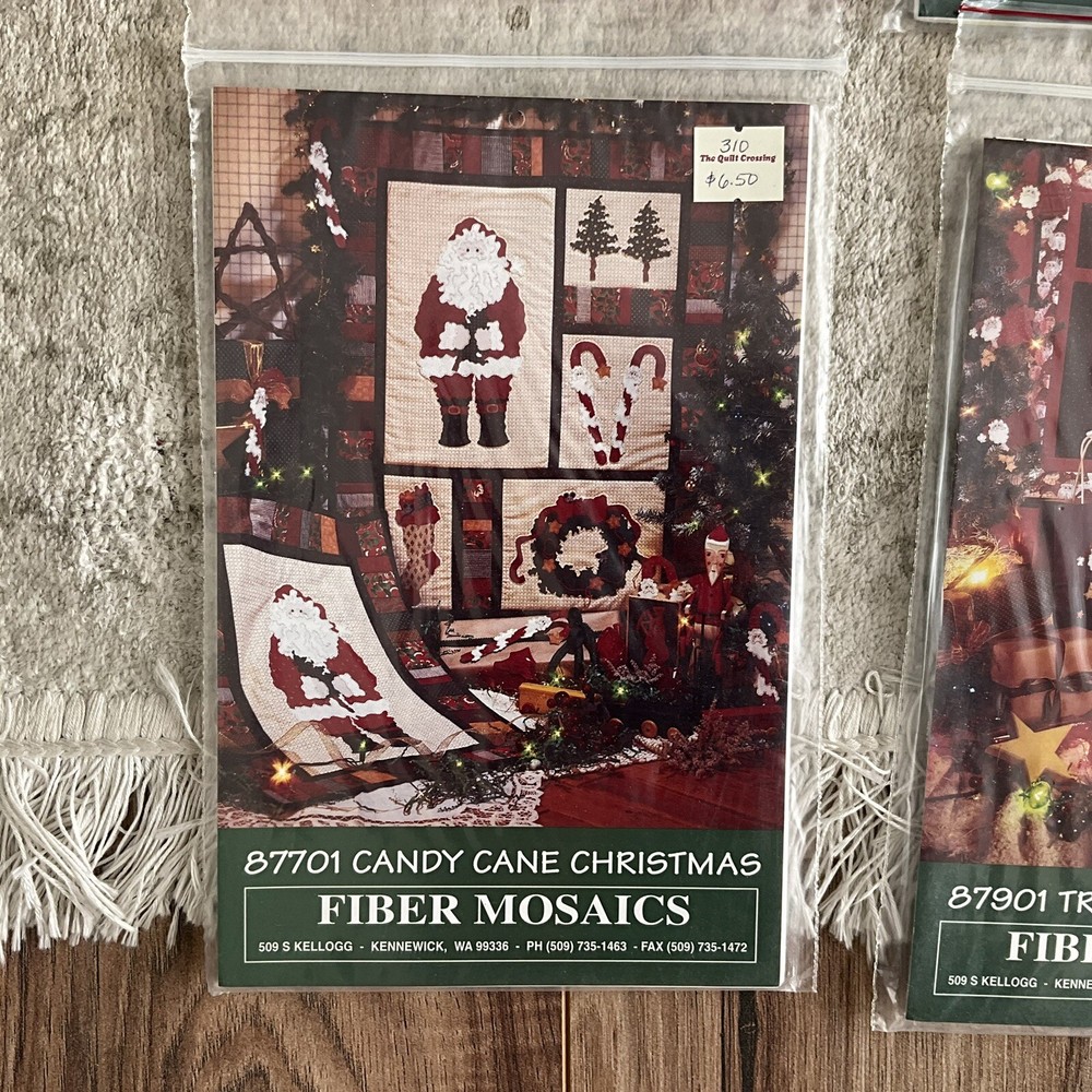 FIBER MOSAICS NEW UNUSED UNCUT Quilt Patterns