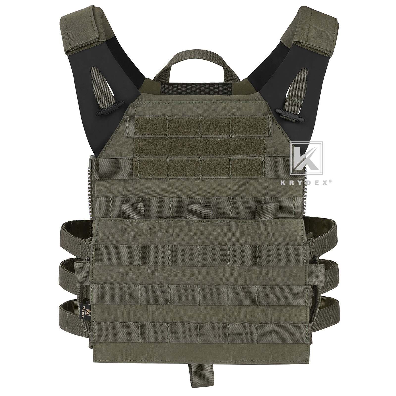 KRYDEX JPC 2.0 Jump Plate Carrier w/ MOLLE Panel Tactical Vest Army Camouflage
