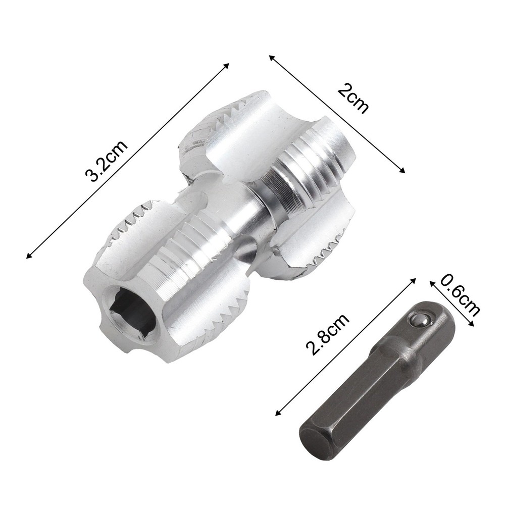 Easily Operable Water Pipe Internal Thread Opener with Standard Threads