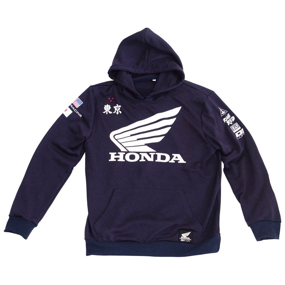 D'Cor Visuals Honda Factory Sweatshirt Large Navy