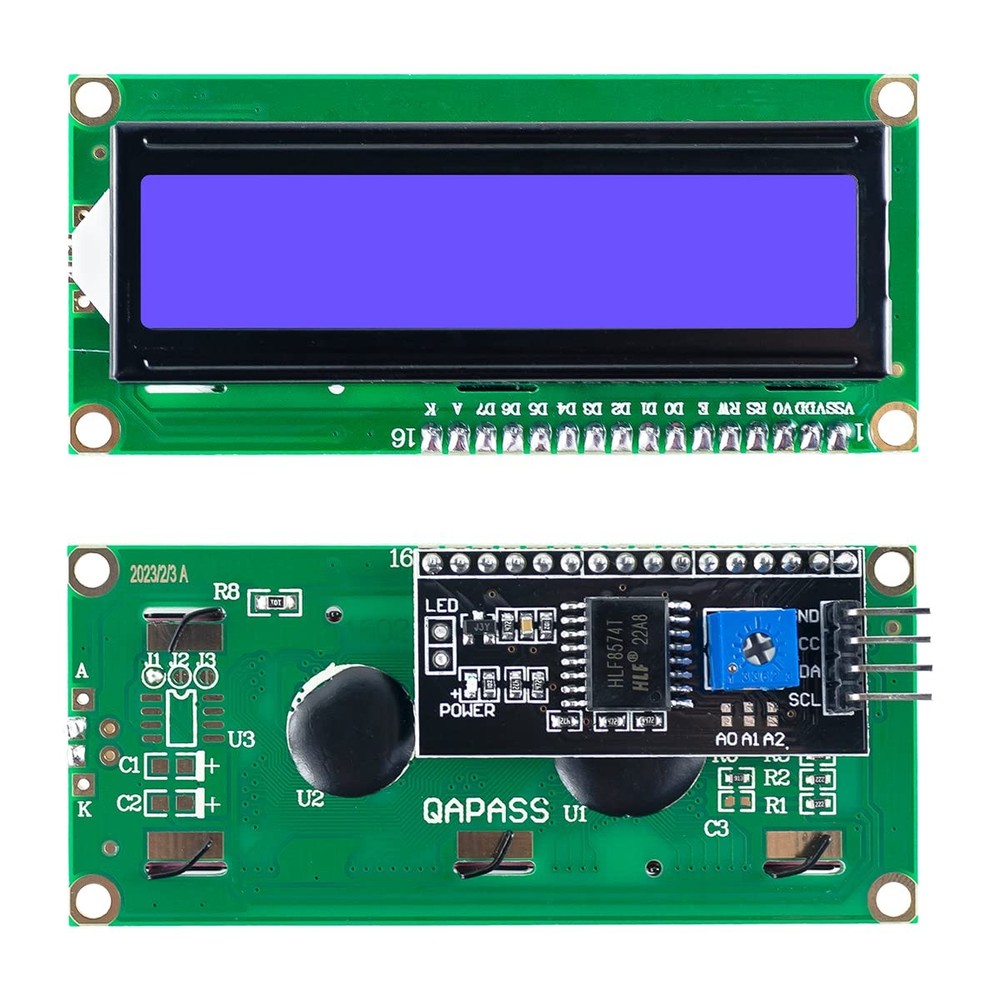 3pcs I2C IIC 1602 LCD Display Module 16x02 for Arduino Raspberry Pi