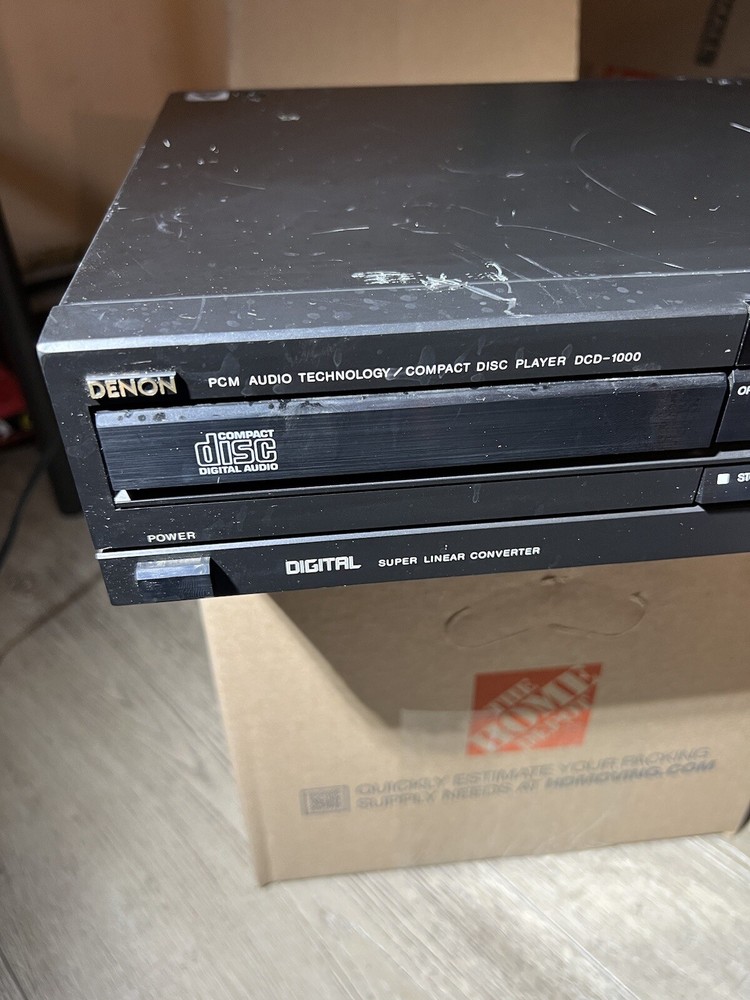 Early Denon DCD1000 Compact Disc Player.