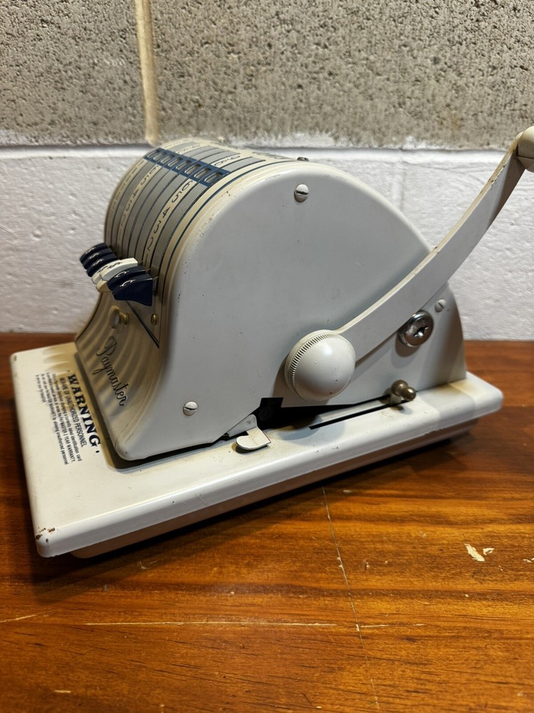 Paymaster Series X-2000 Check Writing Machine - Locked Protection with Keys