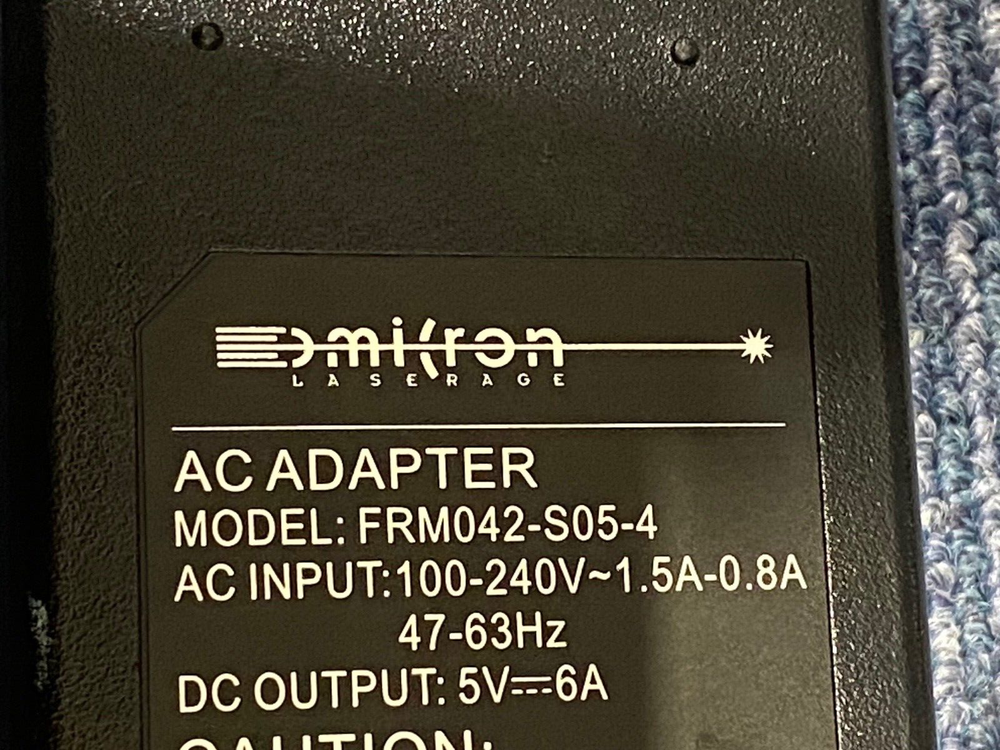 OMICRON PHOXX 488-60 DIODE LASER HEAD with Controller Box and AC power adaptor