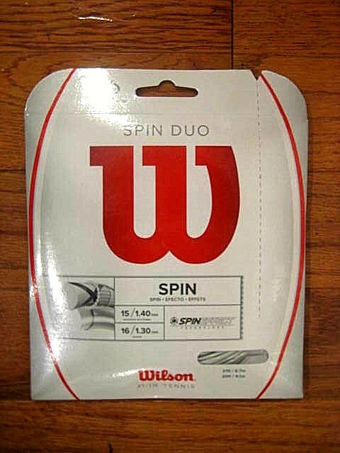Wilson Spin Duo Tennis String - White