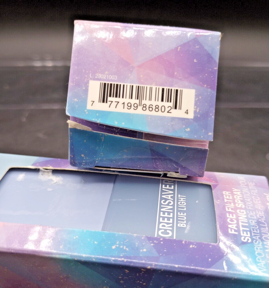(2 Pack) Screensaver Blue Light -Face Filter Setting Spray Face Insurance 1.7 Fl