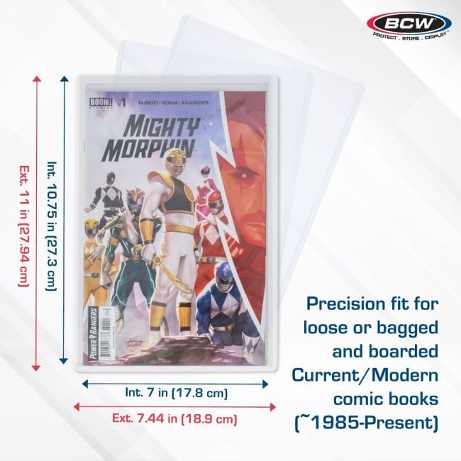 BCW Comic Topload Holder - Current/Modern - Single (Add-on to comic order)