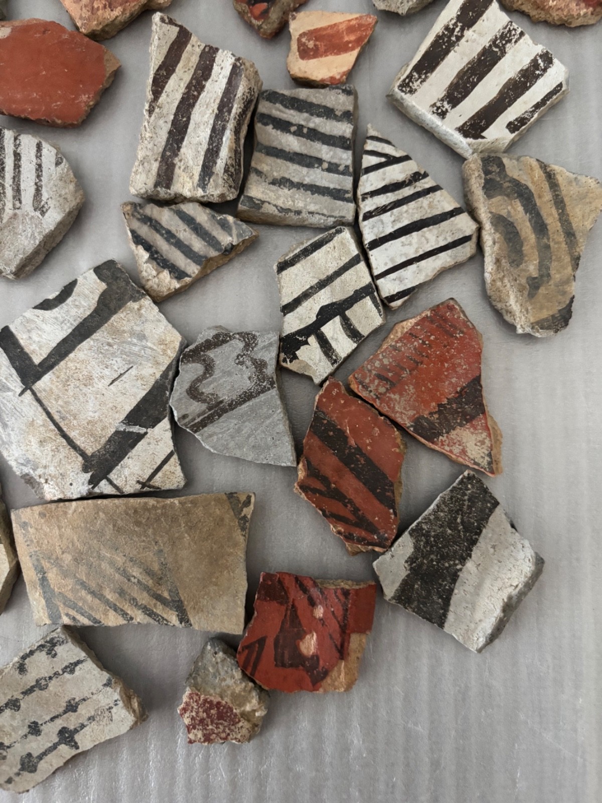 30+ Ancient Anasazi Native American Pottery Shards Arizona L10-D FREE SHIP