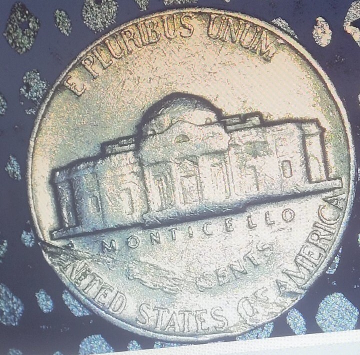 1970 D NICKEL With Lamination Error