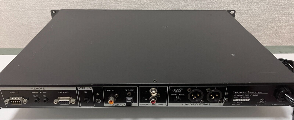 Sony CDP-D11 Compact Disc Player High Density Linear Converter Free Ship From JP