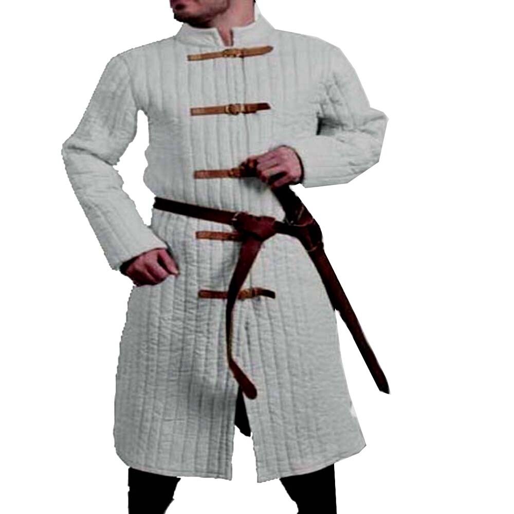 Medieval Thick Padded Armor Gambeson Costume Dress Coat Aketon Sca Larp Jacket