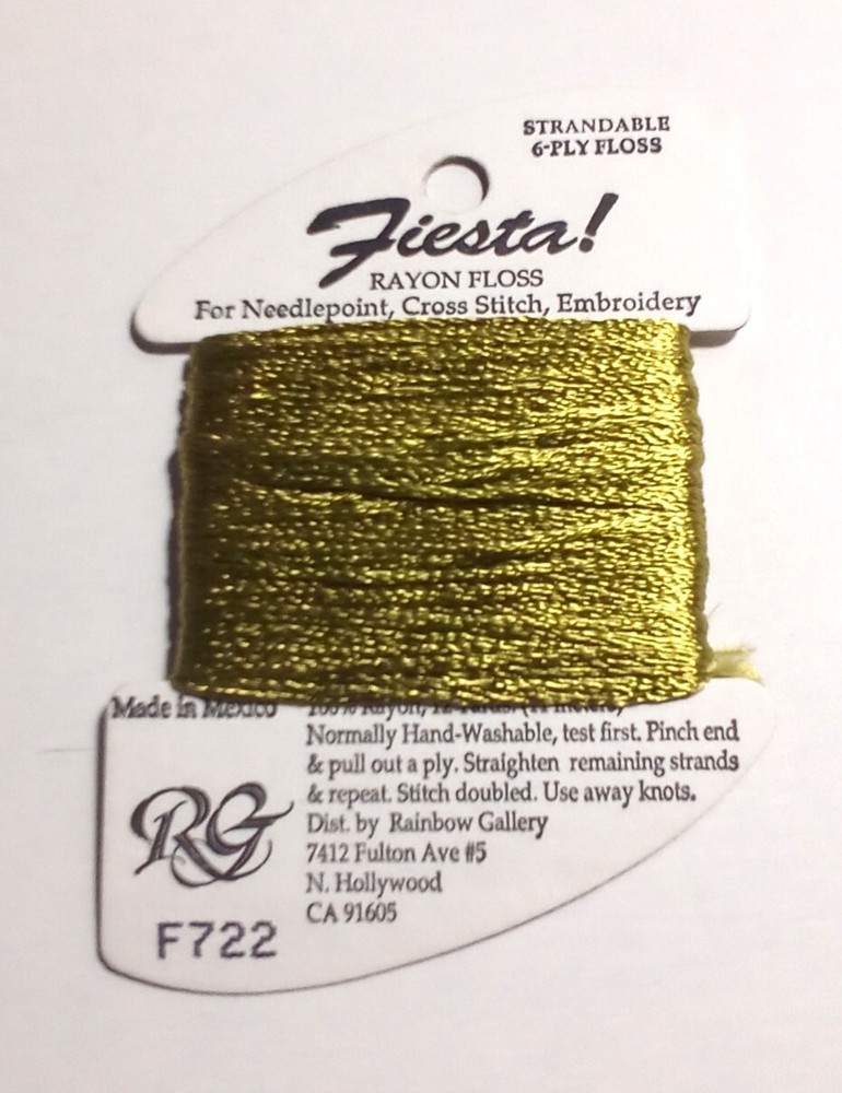 Rainbow Gallery threads - Fiesta! - Rayon floss