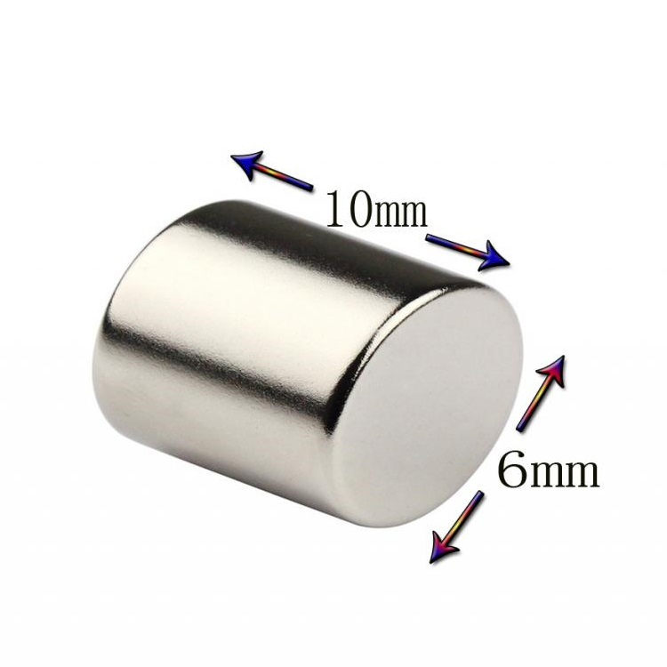 lot 100 50 6mm X 10mm Neodymium Disc Strong Rare Earth N50 Small Fridge Magnets