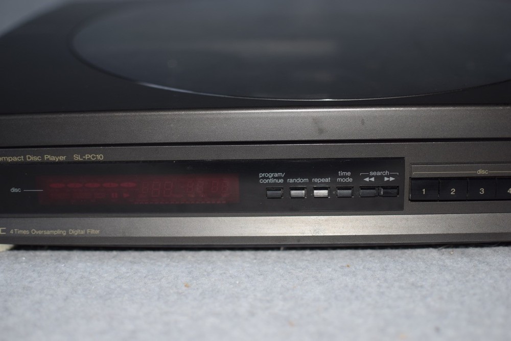 Technic SL-PC10 Multi Compact Disc Player 5 Disc Changer Tested See Video