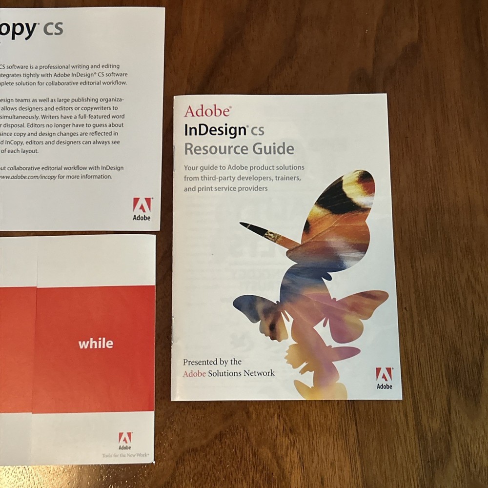 Adobe InDesign CS Upgrade For Macintosh Mac With Serial Number