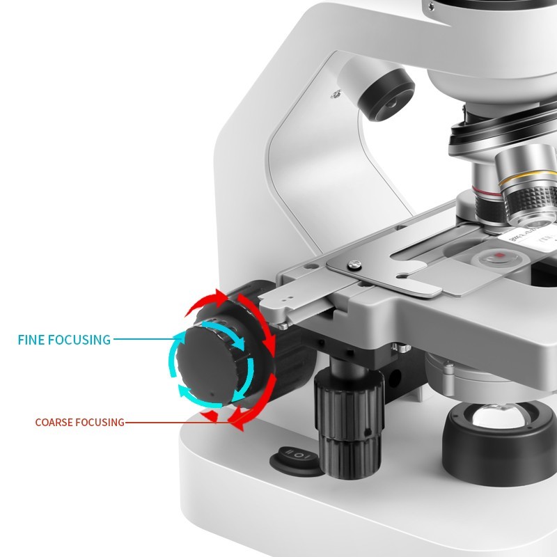 40X-2000X zoom binocular optical microscope, laboratory binocular biological mic