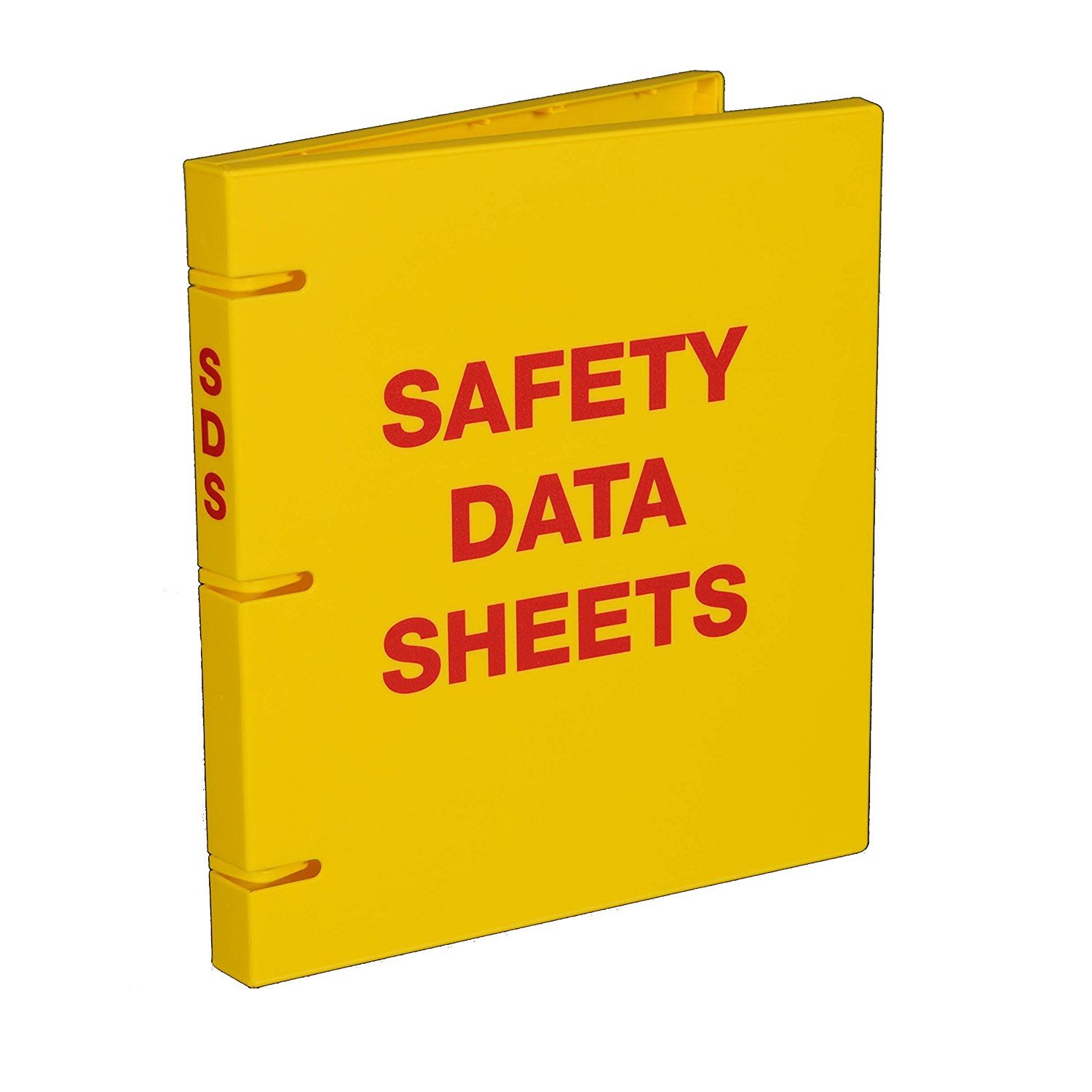 SDS Safety Data Sheet Binder, 1" Capacity, Polypropylene Rings, Fully Enclosed