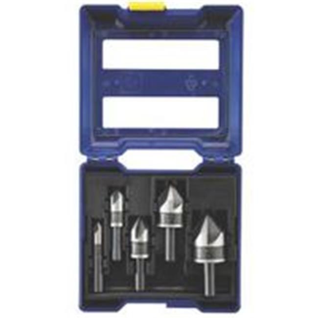 Irwin Industrial Bit Drill Csink Blk Ox 5Pc Set 1877793