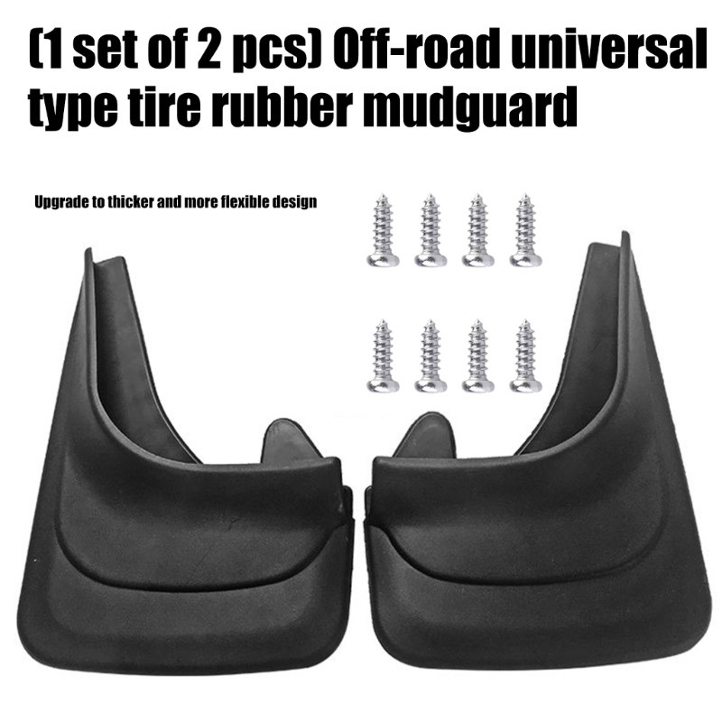 2pcs Mudflaps Protector Mud Flaps Replacement Mud Guard Flaps Mudguard
