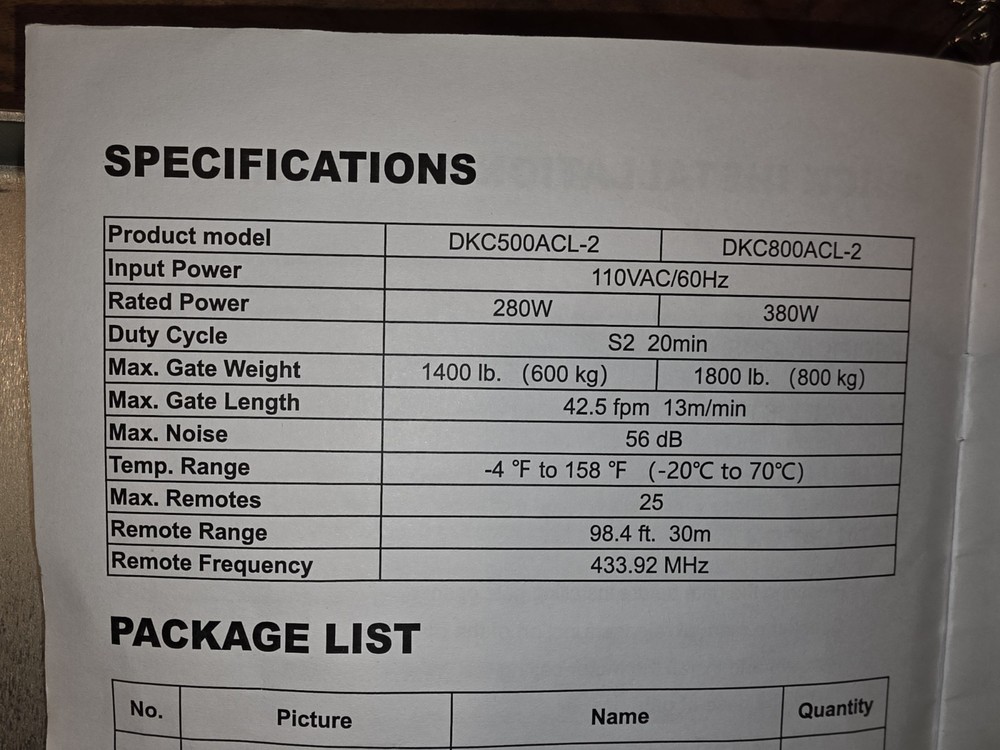 Electric Gate Opener