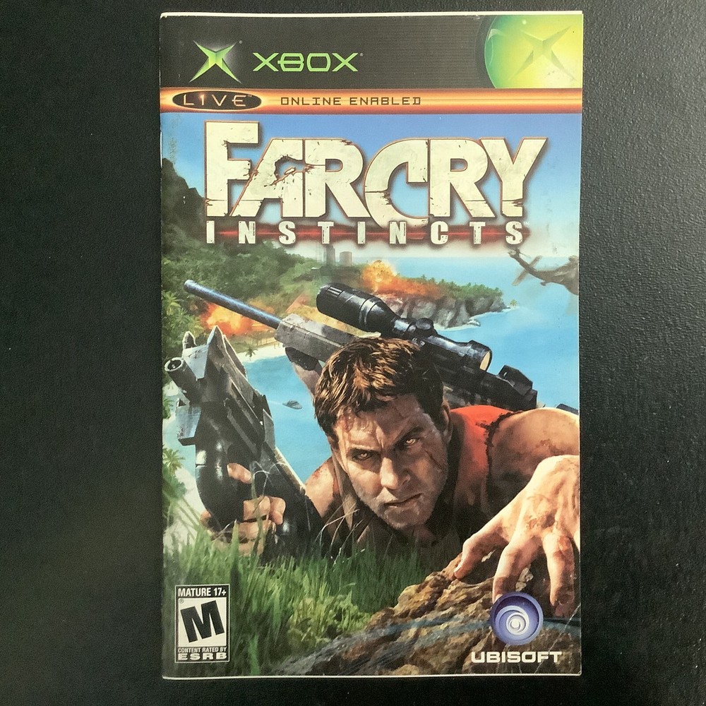 Far Cry Instincts Microsoft XBOX Instruction Manual Only
