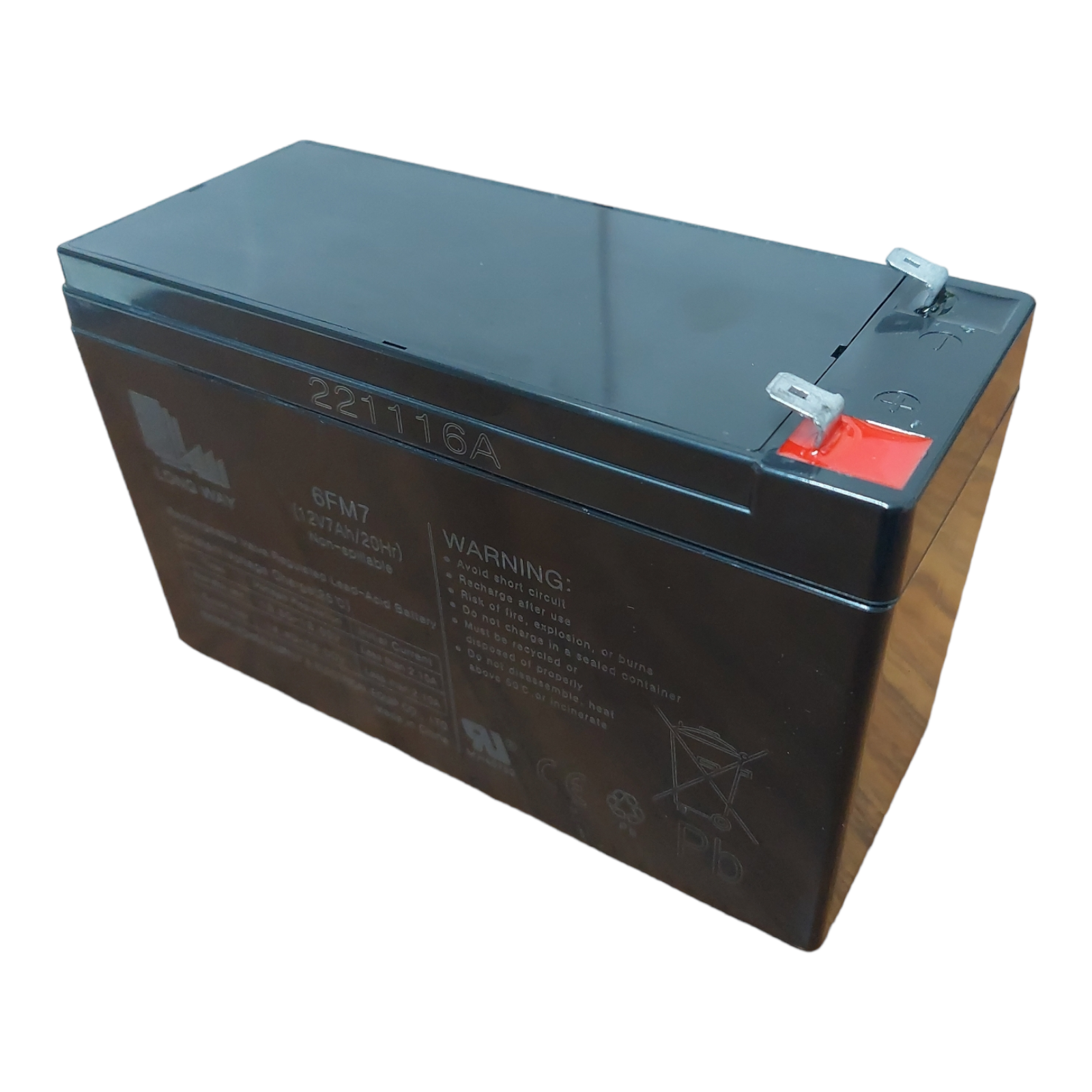 LONGWAY Rechargeable Battery 12V7AH20HR 6FM7 Children Car Lead Acid Replacement