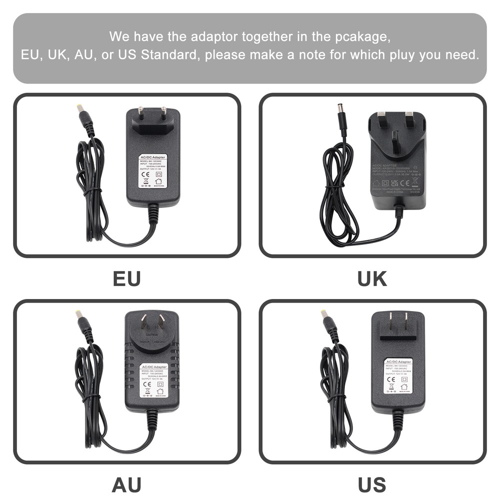 12V3A US Power Adapter with Bluetooth Wall Amplifier Box Ceiling For Home&Office