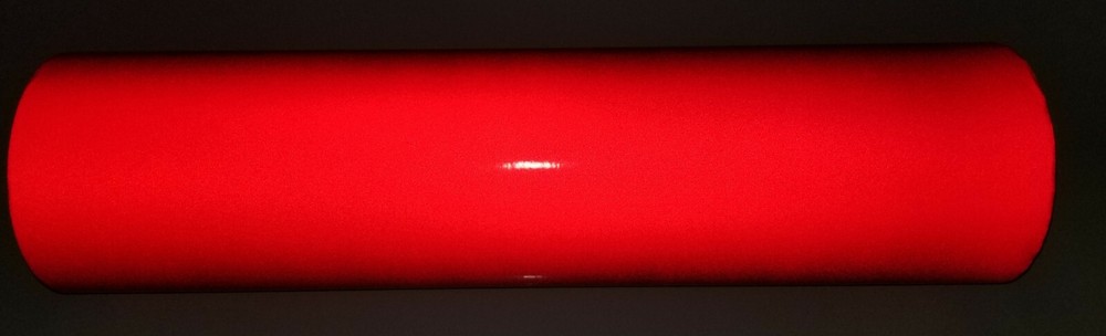 Red Reflective Sign Vinyl 24" x 6 ft Plotter Cutter