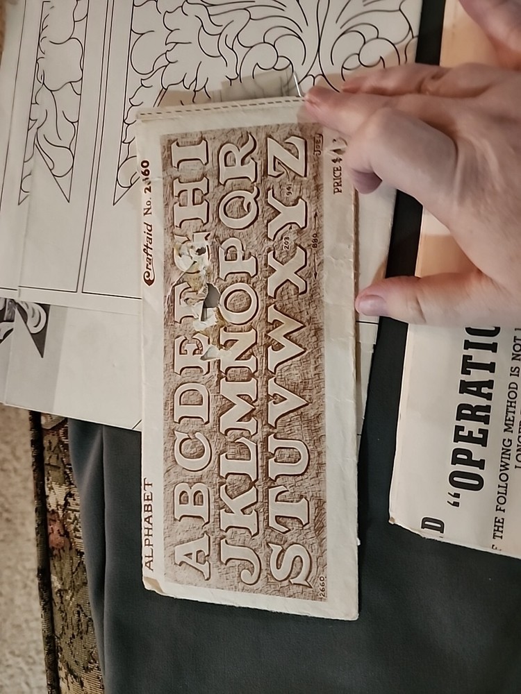 Vintage CRAFTAID Plus Leather Patterns