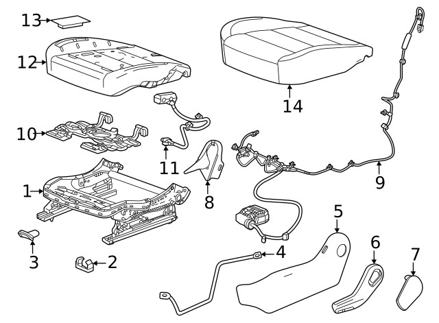 Genuine GM Retainer 13551219