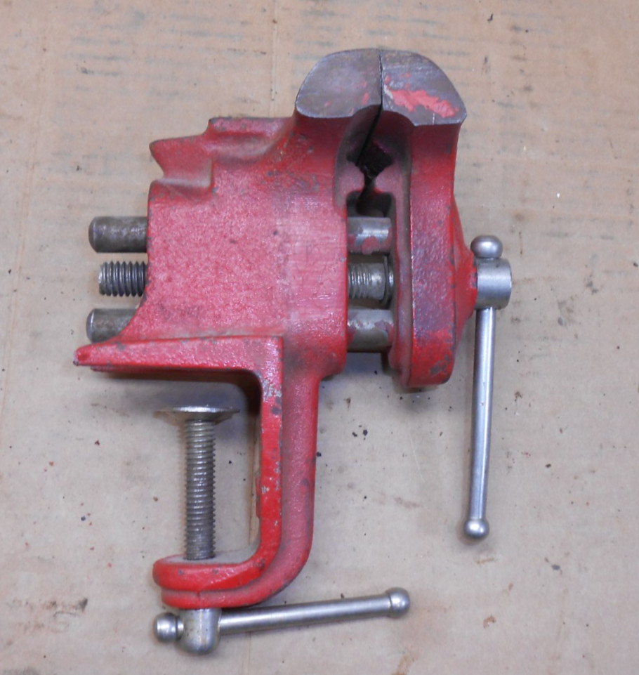 Red Bench Table Clamp on 3" Vise 5247