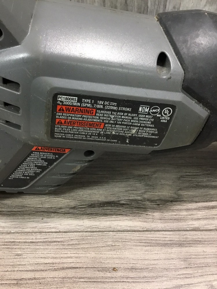 PORTER CABLE PC1800RS (PSL038662)
