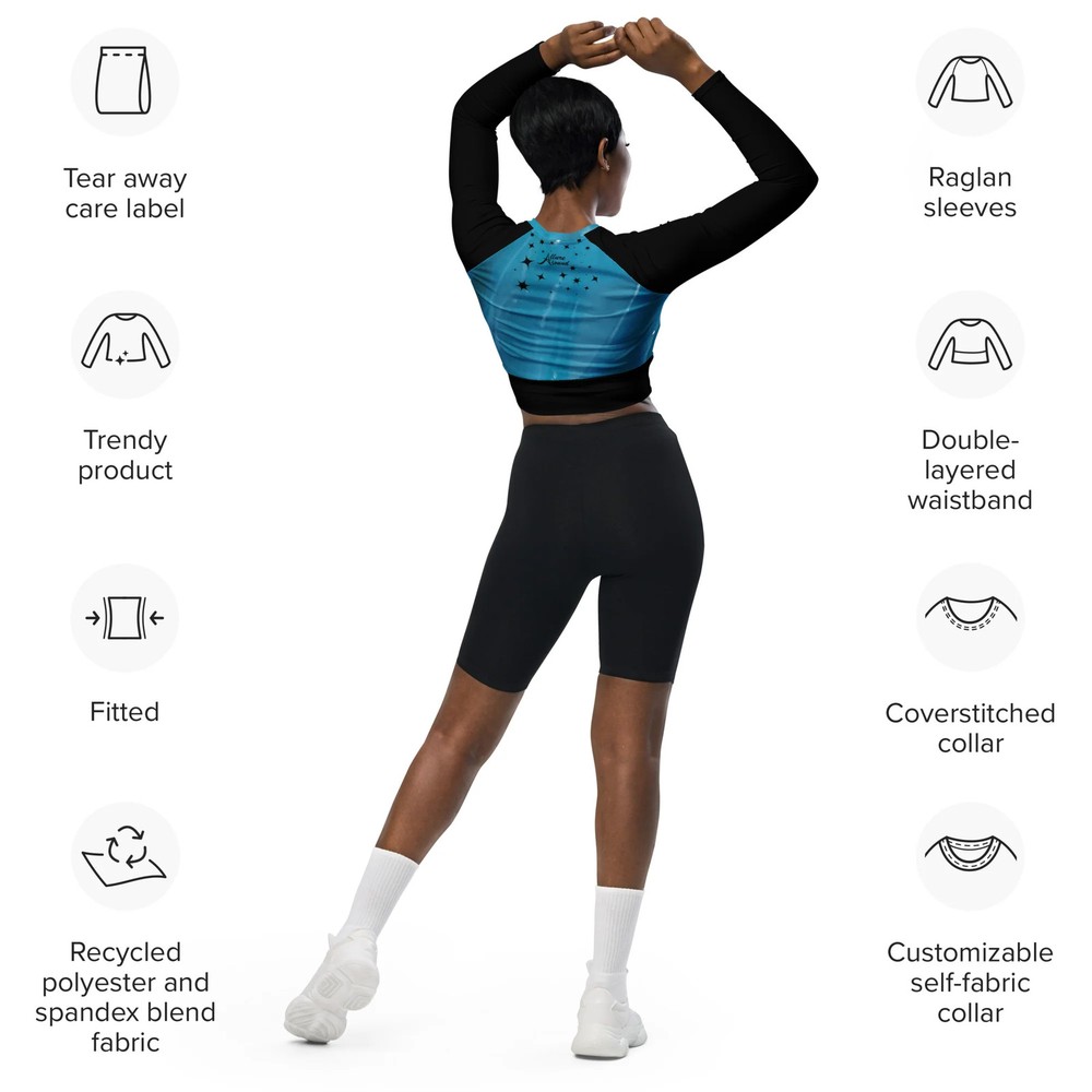 FleX Long-sleeve Crop Top