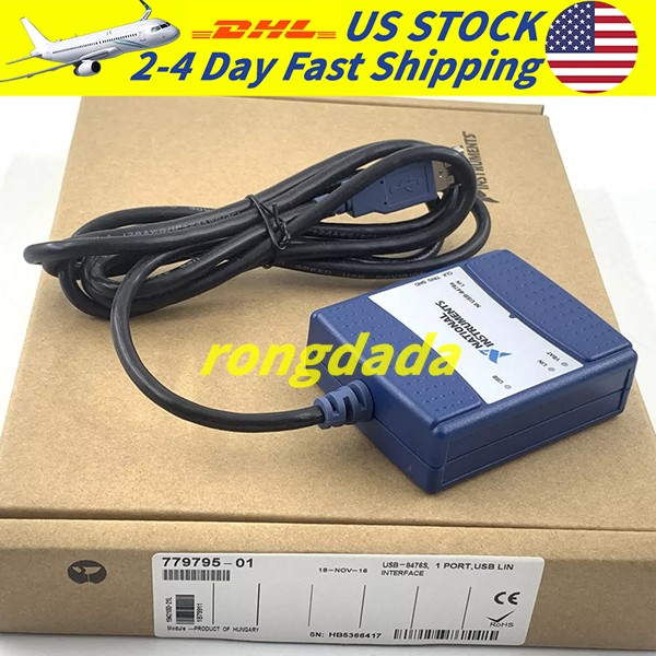 NI USB-8476s National Instruments  LIN Interface Device 194210D-21L