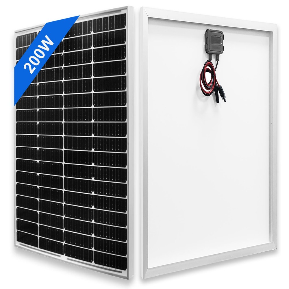 200 Watts Monocrystalline 200W 12V Solar Panel High Efficiency Mono Module 9BB