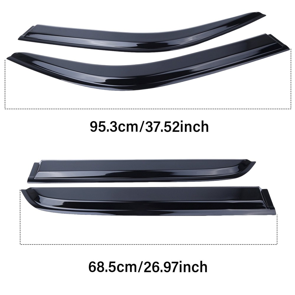 4Pcs Window Visor Rain Guard for Toyota 4Runner 1996-2002