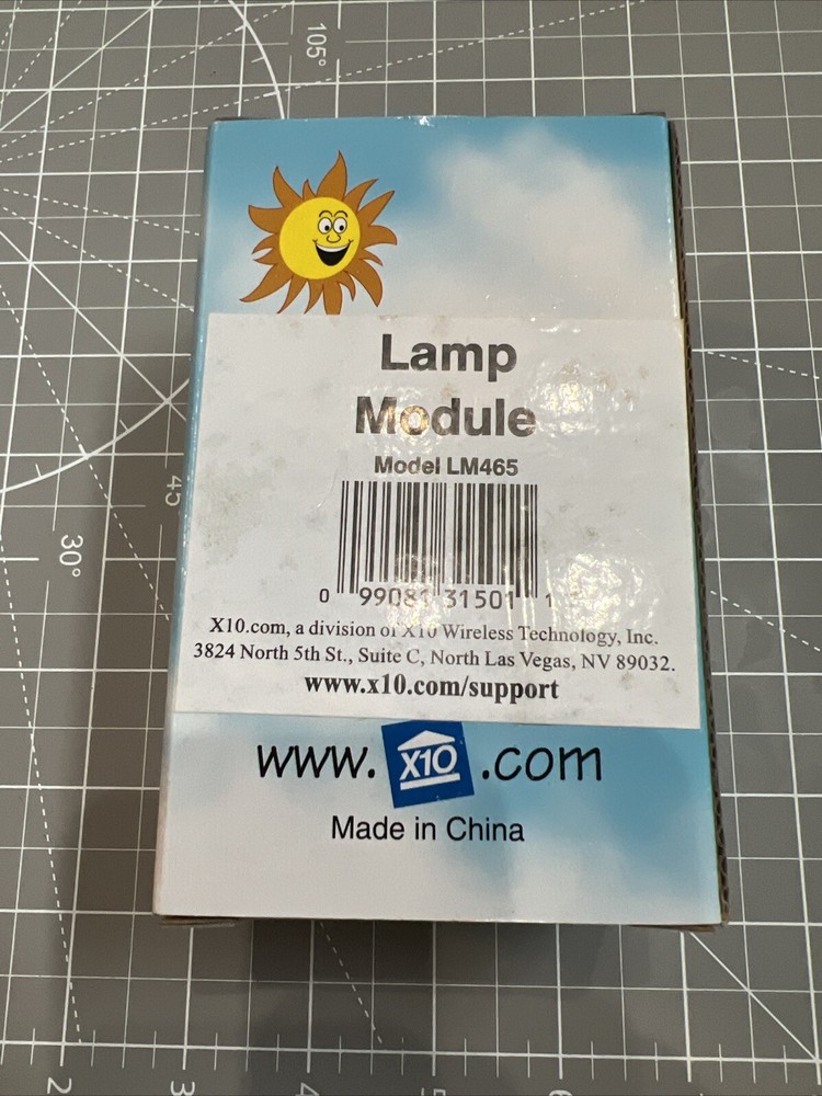 Lamp Module Model LM465 X10 Wireless Technolgy New in Box (G4)