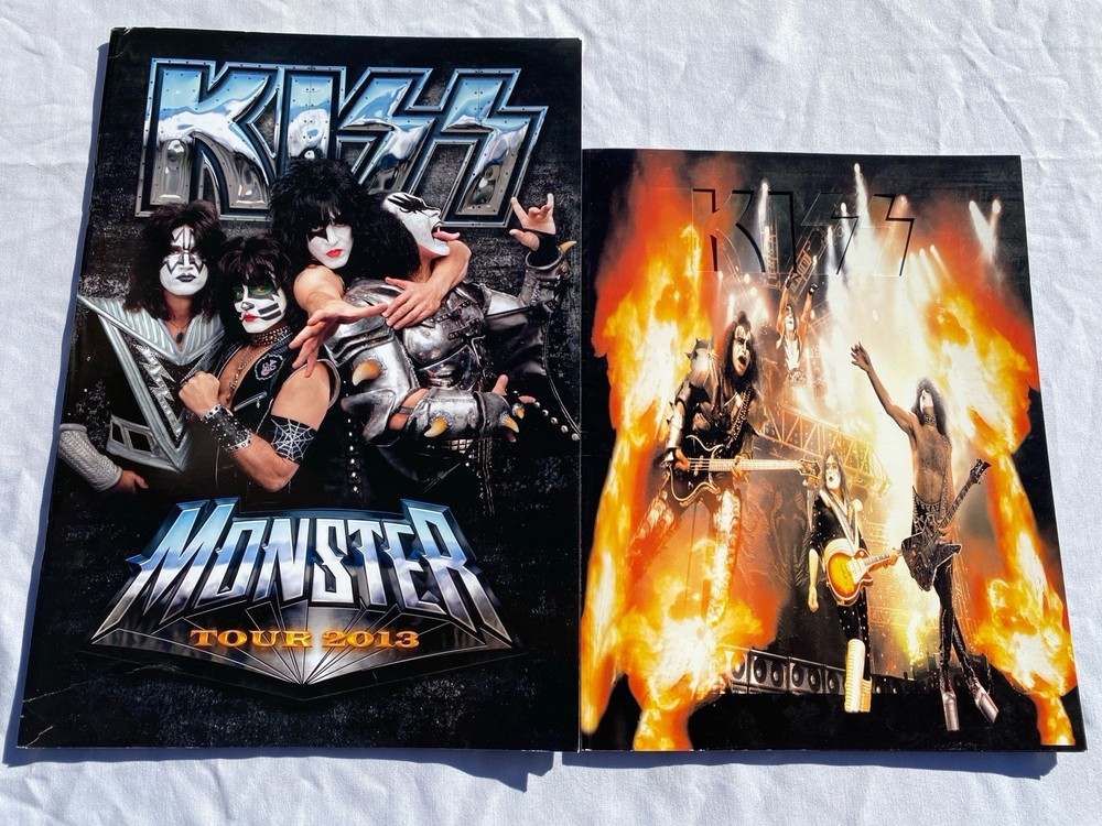 KISS Monster 2013 & Farewell Tour 2000 w/all Concert Dates Concert Programs