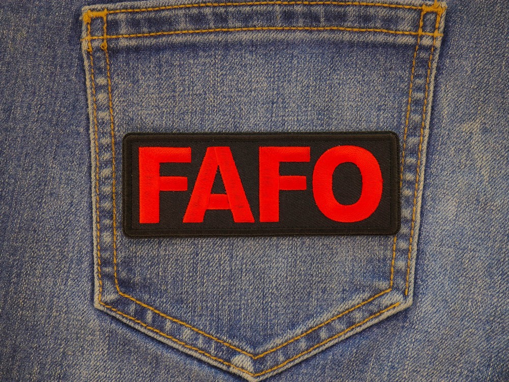 FAFO Patch- 4x1.5 inch - P7874
