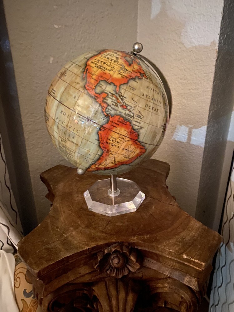 World Globe - Lucite Base