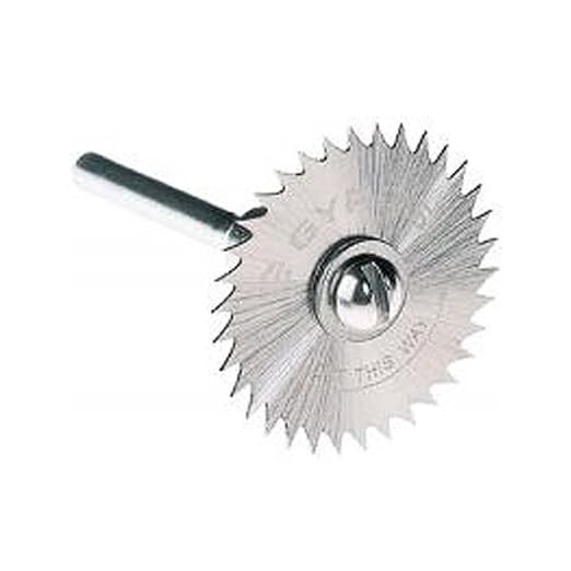 Mini Circular Saw Blade, Coarse-Teeth ¾ Inch Diameter with 36 Teeth Per Inch. wi
