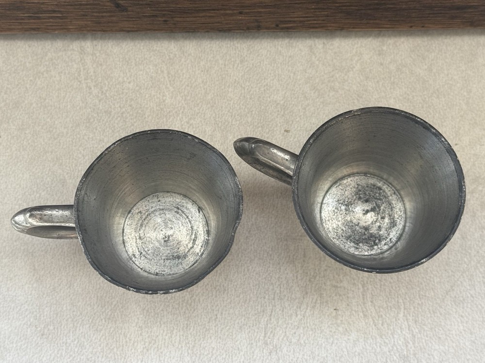 Pewter Cups Small Handled Cups