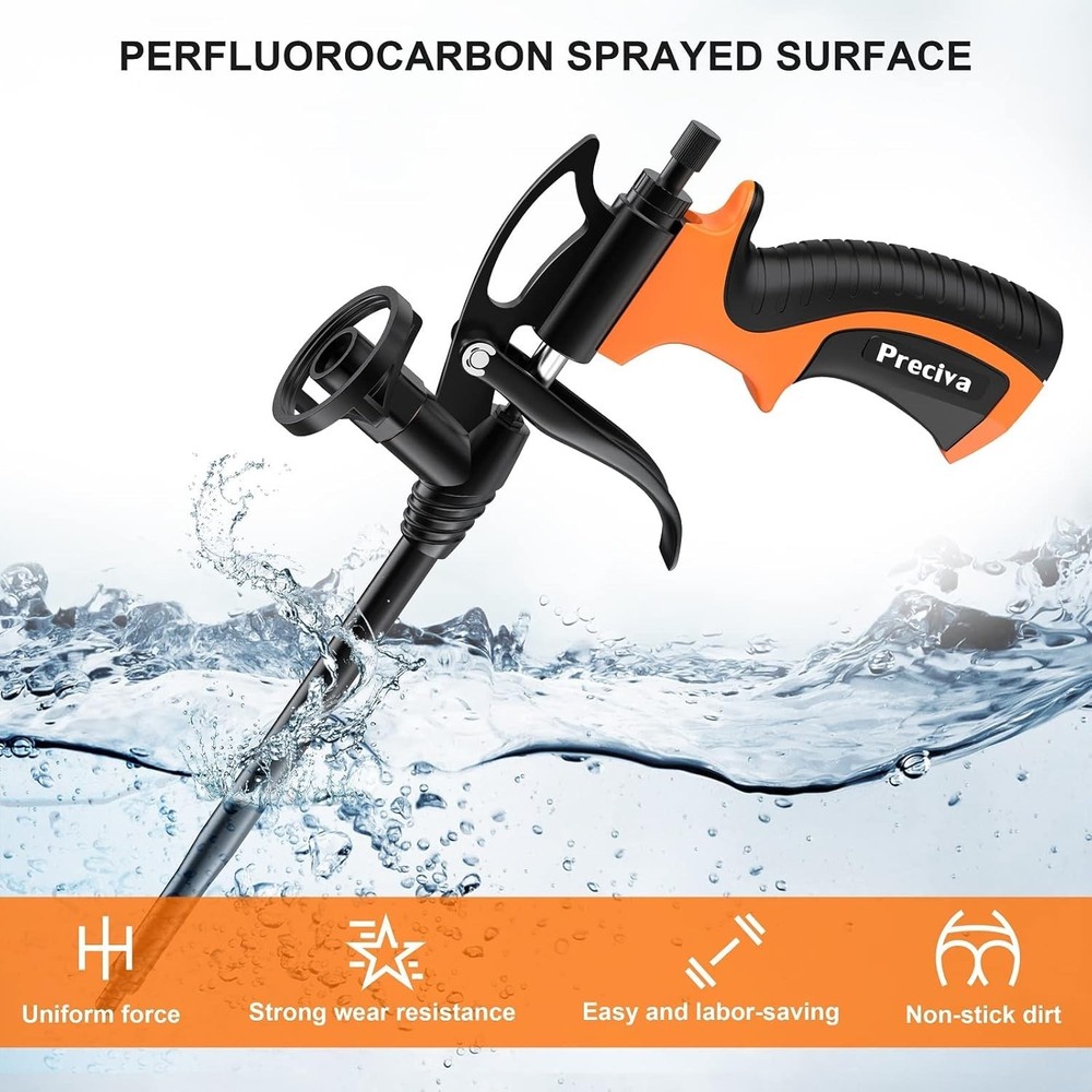 Precision Control Foam Gun with Easy Clean Features for Efficient Insulation