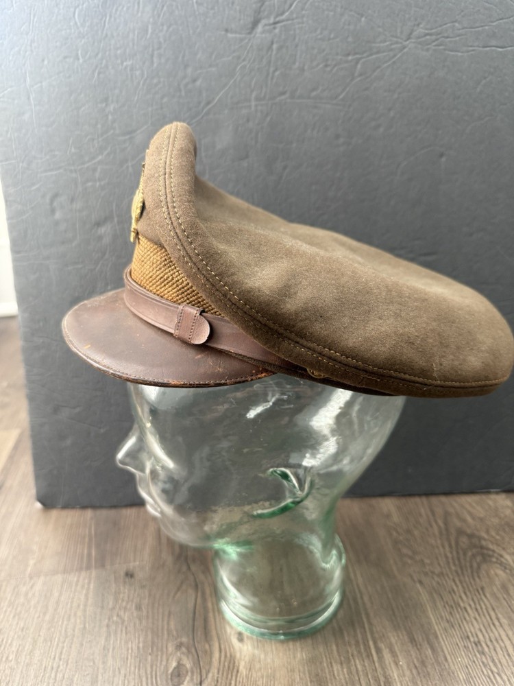 WWII Army Officers Visor Cap, AAF Style