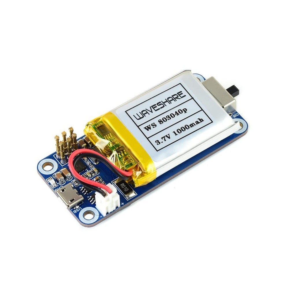 UPS HAT C for Raspberry Pi Zero Boards, Provides 5V Uninterruptible Stable Po...