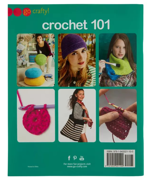 Go Crafty Crochet 101 Book New