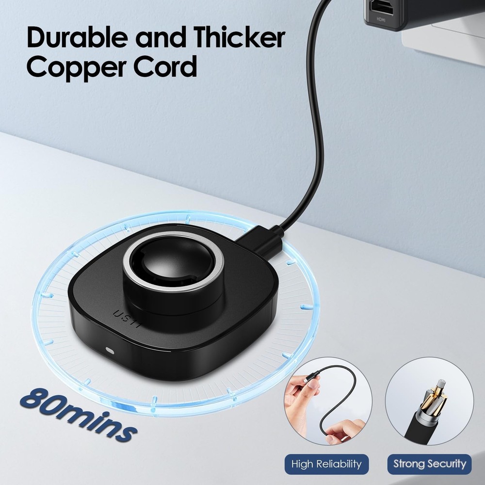 Fast Charging Dock for Oura Ring Gen3 - Size 11 with USB-C Charging Cable