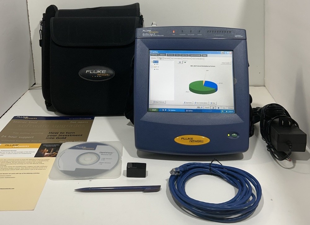 Fluke Network Optiview Series II Integrated Network Analyzer Very Good Condition