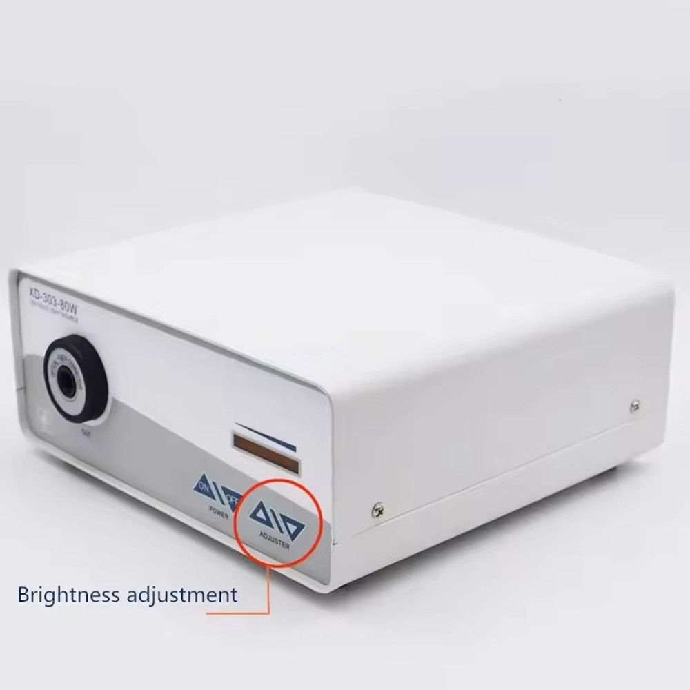 80W Medical LED Cold Light Source for Endoscope Microscope Inspection or Surgery